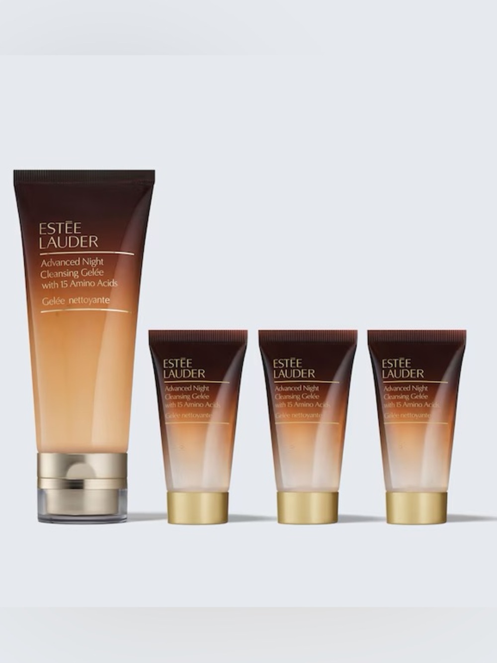 4-piece Advanced Night Cleansing Gelée
Cleanser with 15 Amino Acids Beauty Set